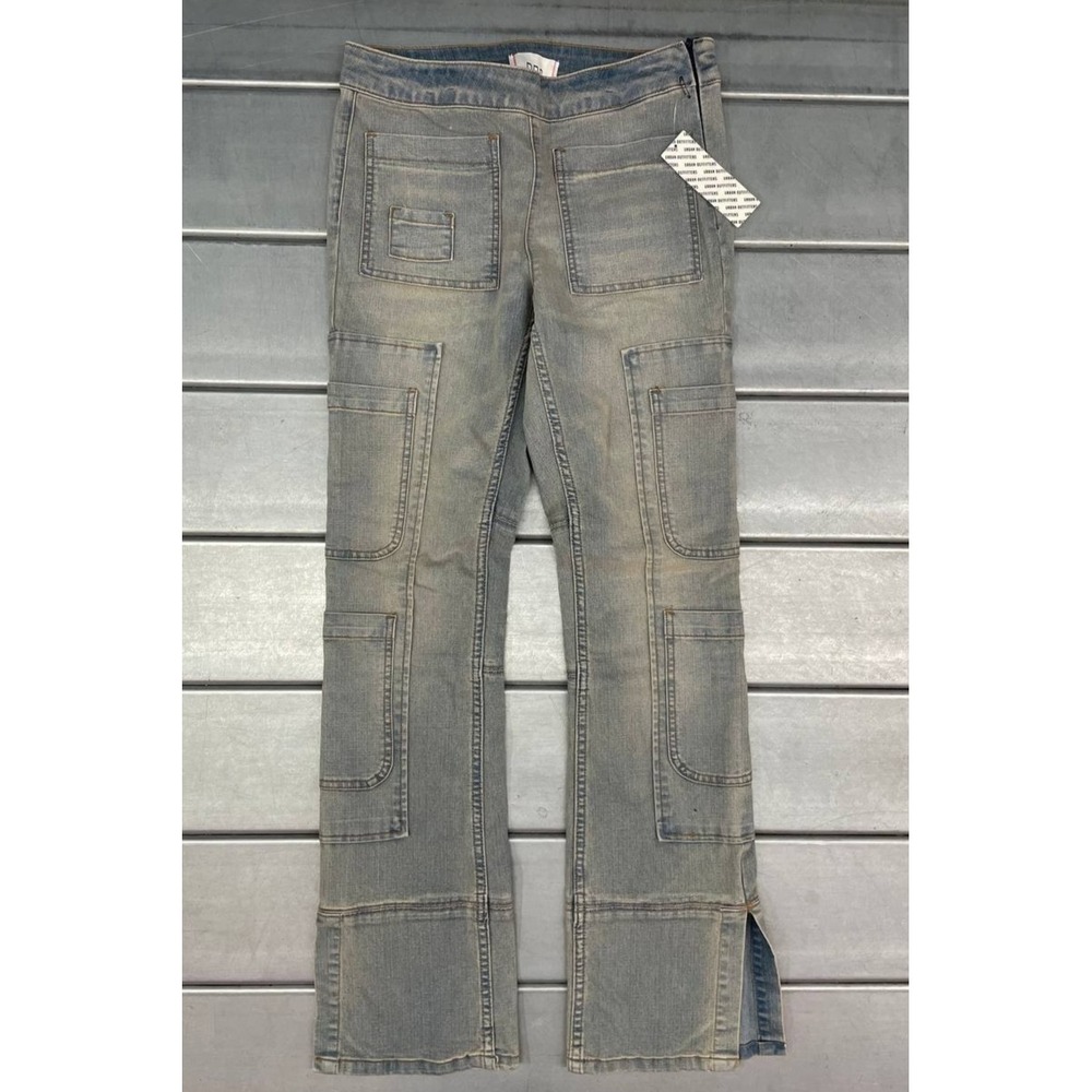 BDG Urban Outfitters Bootcut Jeans Womens 27(Actual 29) Blue Utility Cargo Denim